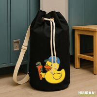 Seesack Quietscheente Installation Comic Gummiente 20...