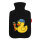 Wärmflasche Quietscheente Installation Comic Gummiente