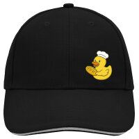 Kappe Quietscheente Bäckerei Comic Gummiente