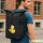 Kurierrucksack Quietscheente Bäckerei Comic Gummiente 30-44 Liter Black Melange