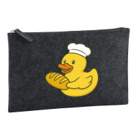 Kulturbeutel Quietscheente Bäckerei Comic Gummiente...