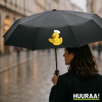 Regenschirm Quietscheente Bäckerei Comic Gummiente...