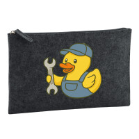 Kulturbeutel Quietscheente Kfz-Mechatronik Comic...