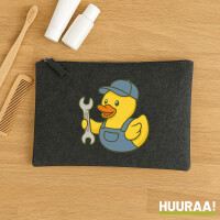 Kulturbeutel Quietscheente Kfz-Mechatronik Comic...