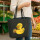 Filz Shopper Quietscheente Lehrer Comic Gummiente 22 Liter