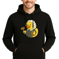 Unisex Hoodie Quietscheente Jurist Comic Gummiente