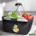Einkaufskorb faltbar Quietscheente Medizin Comic Gummiente 20 Liter Black