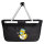 Einkaufskorb faltbar Quietscheente Zahnmedizin Comic Gummiente 20 Liter Black