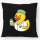Kissen Quietscheente Pharmazie Comic Gummiente 40x40cm