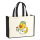 Jutetasche Quietscheente Pharmazie Comic Gummiente 21 Liter Black