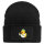 Beanie mit Patch Quietscheente Pharmazie Comic Gummiente Black