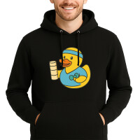 Unisex Hoodie Quietscheente Physiotherapie Comic Gummiente