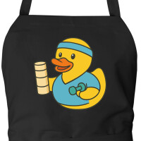 Schürze Quietscheente Physiotherapie Comic Gummiente...