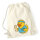 Turnbeutel Quietscheente Physiotherapie Comic Gummiente 12 Liter