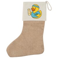 Weihnachtsstrumpf Quietscheente Physiotherapie Comic...