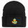 Beanie mit Patch Quietscheente Hebamme Comic Gummiente Black