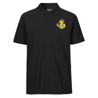 Herren Polo Shirt Quietscheente Grafikdesign Comic Gummiente