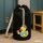Seesack Quietscheente Grafikdesign Comic Gummiente 20 Liter Black
