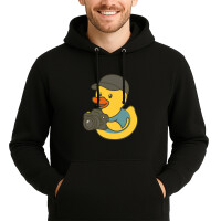 Unisex Hoodie Quietscheente Fotografie Comic Gummiente