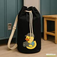 Seesack Quietscheente Fotografie Comic Gummiente 20 Liter...