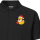 Herren Polo Shirt Quietscheente Weihnachtsmann Comic Gummiente