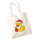 Jutebeutel Quietscheente Weihnachtsmann Comic Gummiente 10 Liter