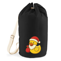 Seesack Quietscheente Weihnachtsmann Comic Gummiente 20...