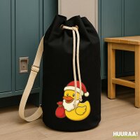 Seesack Quietscheente Weihnachtsmann Comic Gummiente 20...