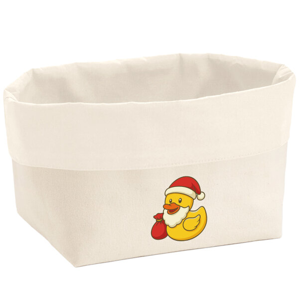 Organizer Quietscheente Weihnachtsmann Comic Gummiente