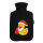 Wärmflasche Quietscheente Weihnachtsmann Comic Gummiente