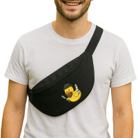 Bauchtasche Quietscheente Barbershop Comic Gummiente 2,5...