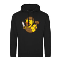 Unisex Hoodie Quietscheente Schreinerei Comic Gummiente