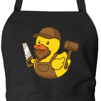 Schürze Quietscheente Schreinerei Comic Gummiente...