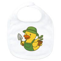 Baby Lätzchen Quietscheente Gartenbau Comic...