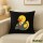 Kissen Quietscheente Chef Comic Gummiente 40x40cm