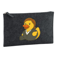 Kulturbeutel Quietscheente Chefin Comic Gummiente 1 Liter...