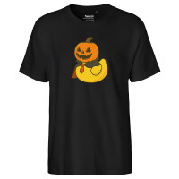 Herren T-Shirt Quietscheente Halloween Comic Gummiente