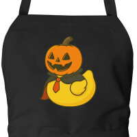 Schürze Quietscheente Halloween Comic Gummiente mit...