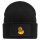 Beanie mit Patch Quietscheente Halloween Comic Gummiente Black