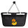 Einkaufskorb faltbar Quietscheente Halloween Comic Gummiente 20 Liter Black