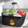 Einkaufskorb faltbar Quietscheente Halloween Comic Gummiente 20 Liter Black