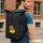Kurierrucksack Quietscheente Halloween Comic Gummiente 30-44 Liter Black Melange