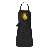 Schürze Quietscheente Angler Comic Gummiente mit...