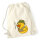 Turnbeutel Quietscheente Angler Comic Gummiente 12 Liter