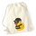 Turnbeutel Quietscheente Security Comic Gummiente 12 Liter