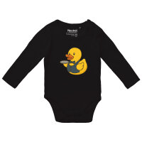 Baby Body Quietscheente Gastronomie Comic Gummiente