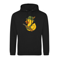 Unisex Hoodie Quietscheente Jäger Comic Gummiente