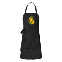 Schürze Quietscheente Jäger Comic Gummiente mit...