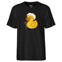 Herren T-Shirt Quietscheente Rente Comic Gummiente