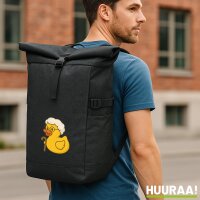 Kurierrucksack Quietscheente Rente Comic Gummiente 30-44...